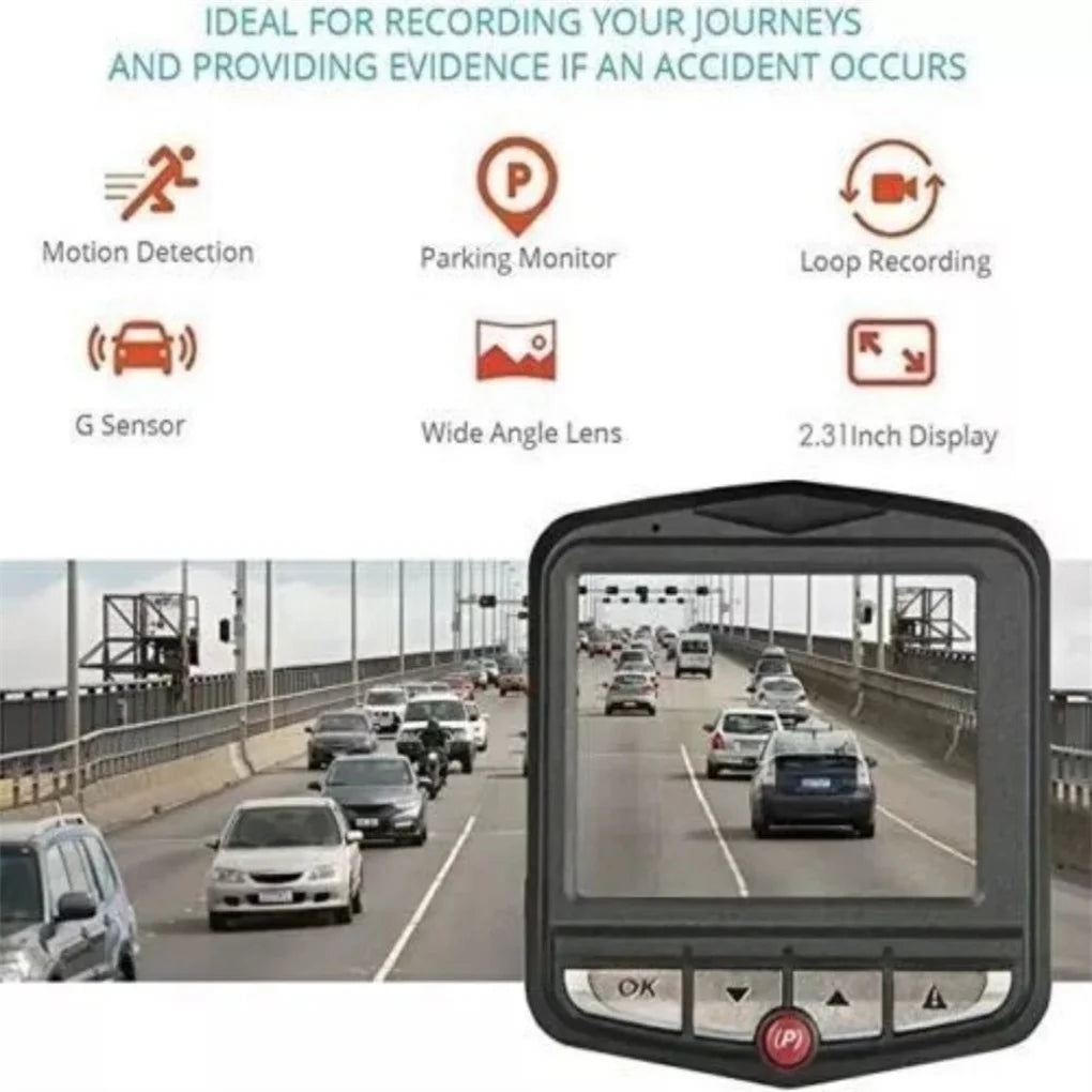 2.4'' Full HD 1080P Dash Cam Car DVR