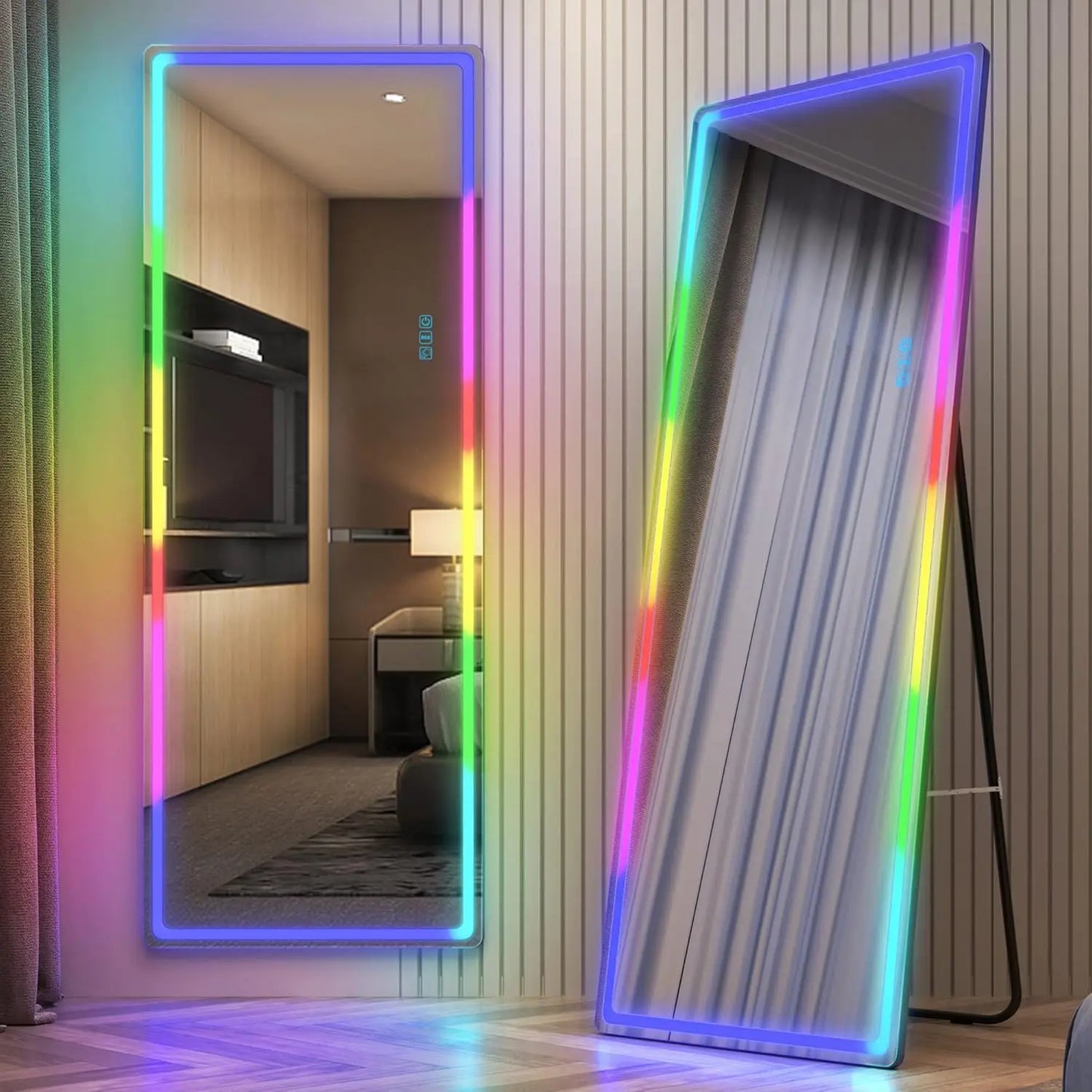 Full Length Floor Mirror with Lights