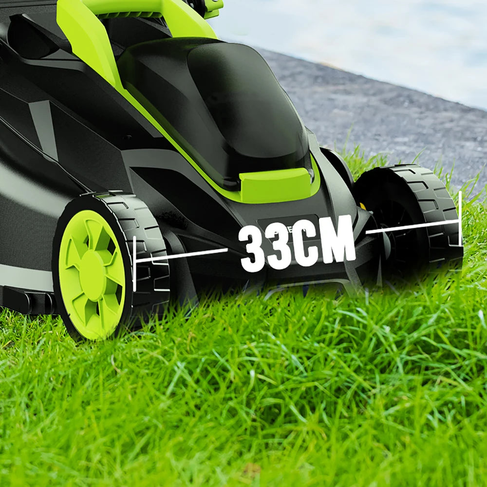 2-in-1 Lightweight Cordless Lawn Mower Brushless with 21V 4.0Ah Battery and Charger