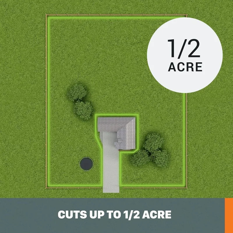 20V 5.0Ah Robotic Lawn Mower 1/2 Acre / 21,780 Sq Ft. Power Share - WR155 (Battery & Charger Included)