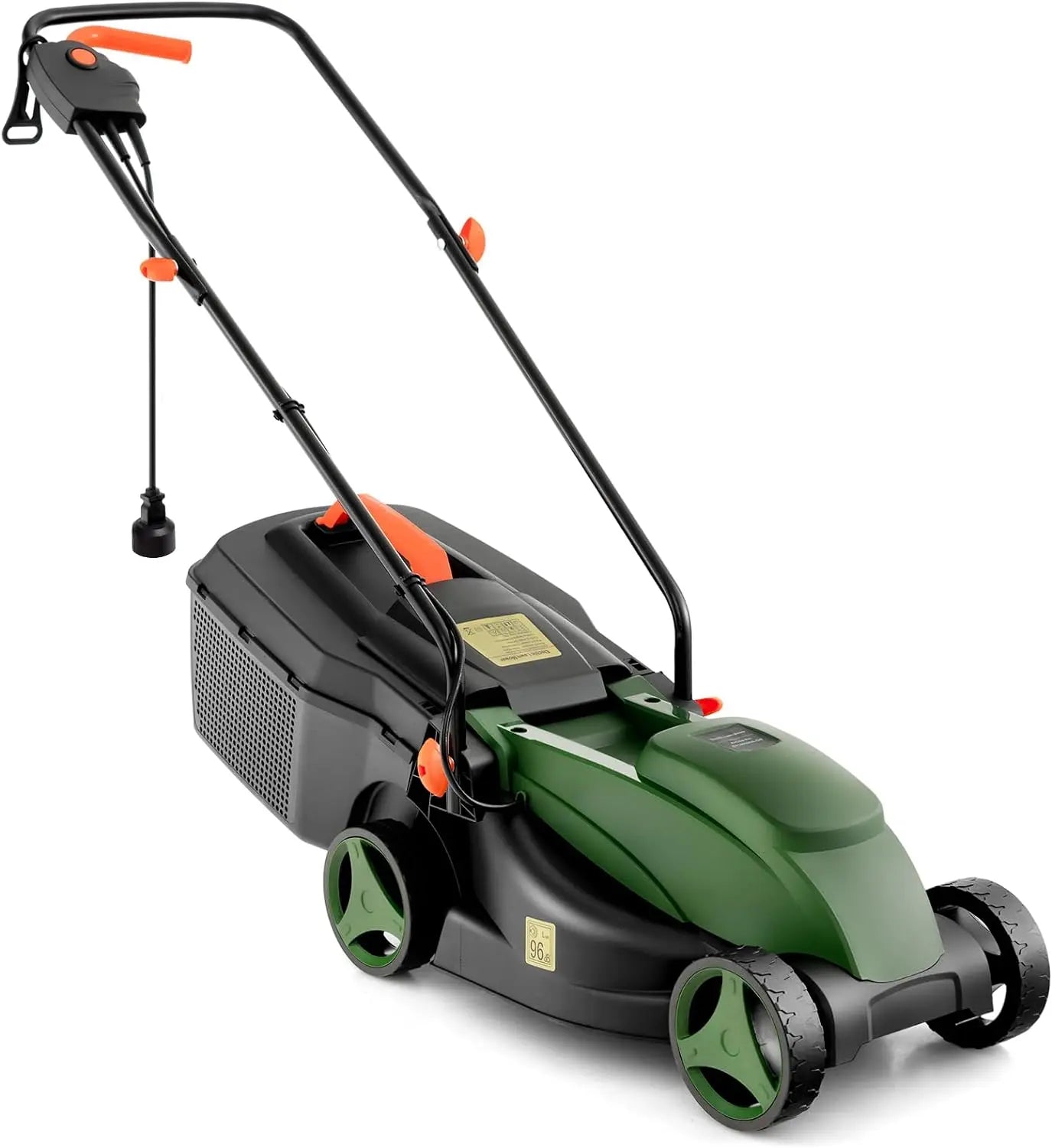 12-AMP 14-Inch Walk-Behind Lawnmower with Collection Box