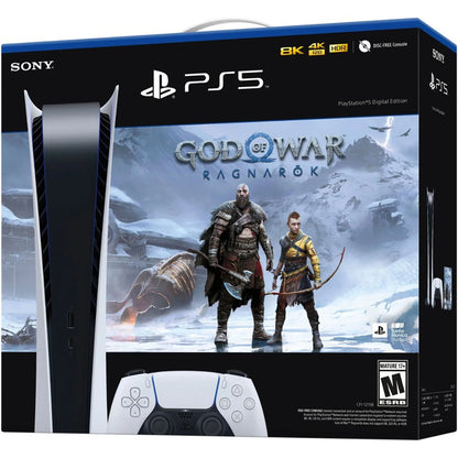 Sony PS5, PlayStation 5 Console Digital Edition God of War Ragnarök Bundle