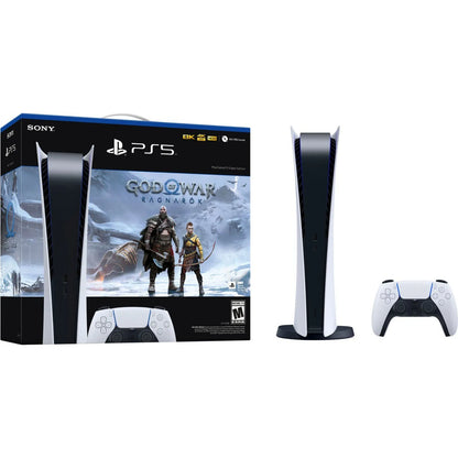 Sony PS5, PlayStation 5 Console Digital Edition God of War Ragnarök Bundle