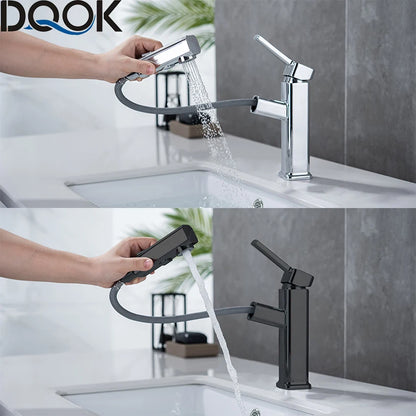 Pull Out bathroom water mixer