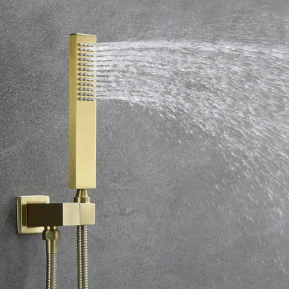 Brass Rainfall Shower System