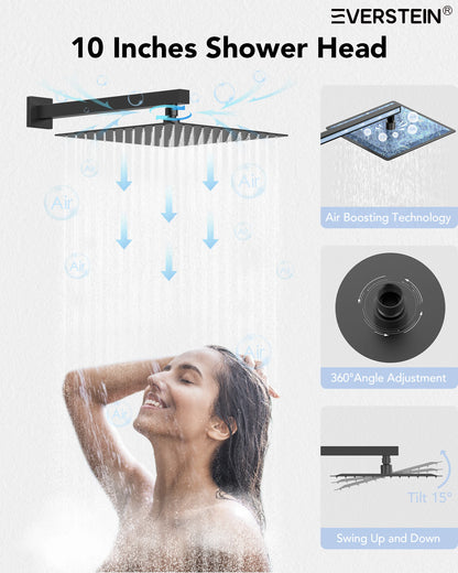 Dual Rainfall Shower Head