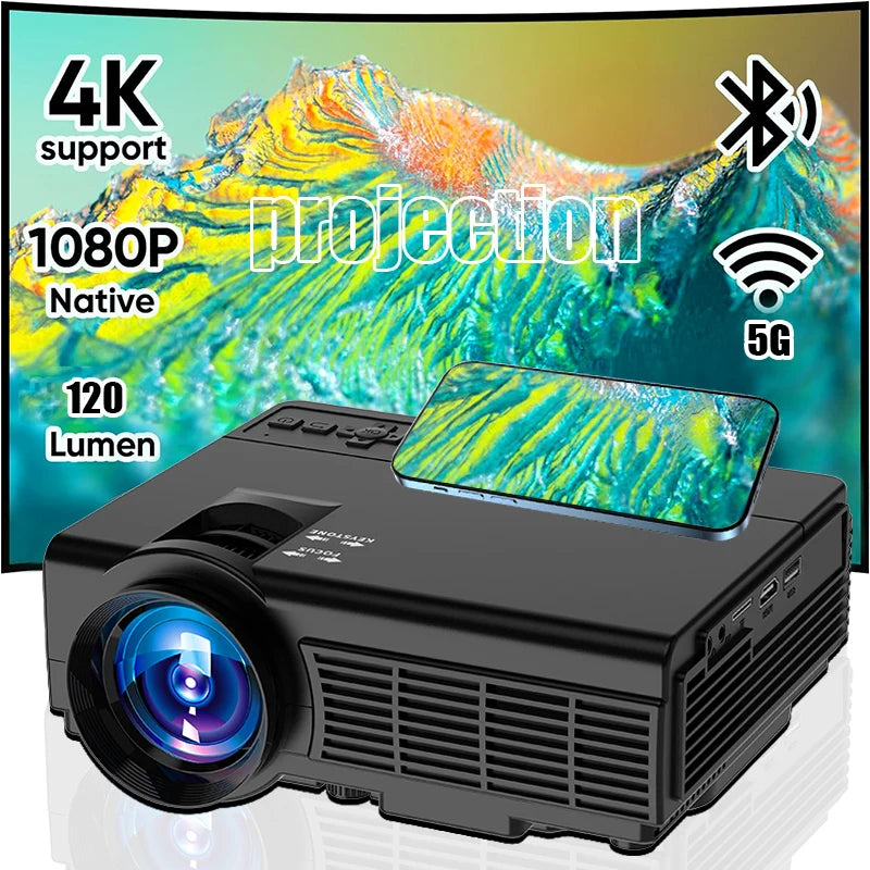 Home Theater Outdoor Movie LED Projector