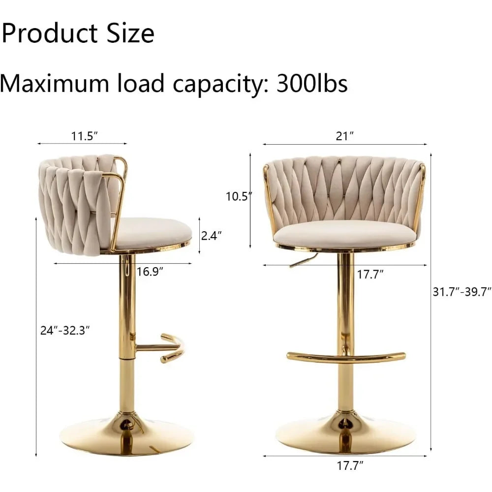 Counter Height Bar Stools with Low Back