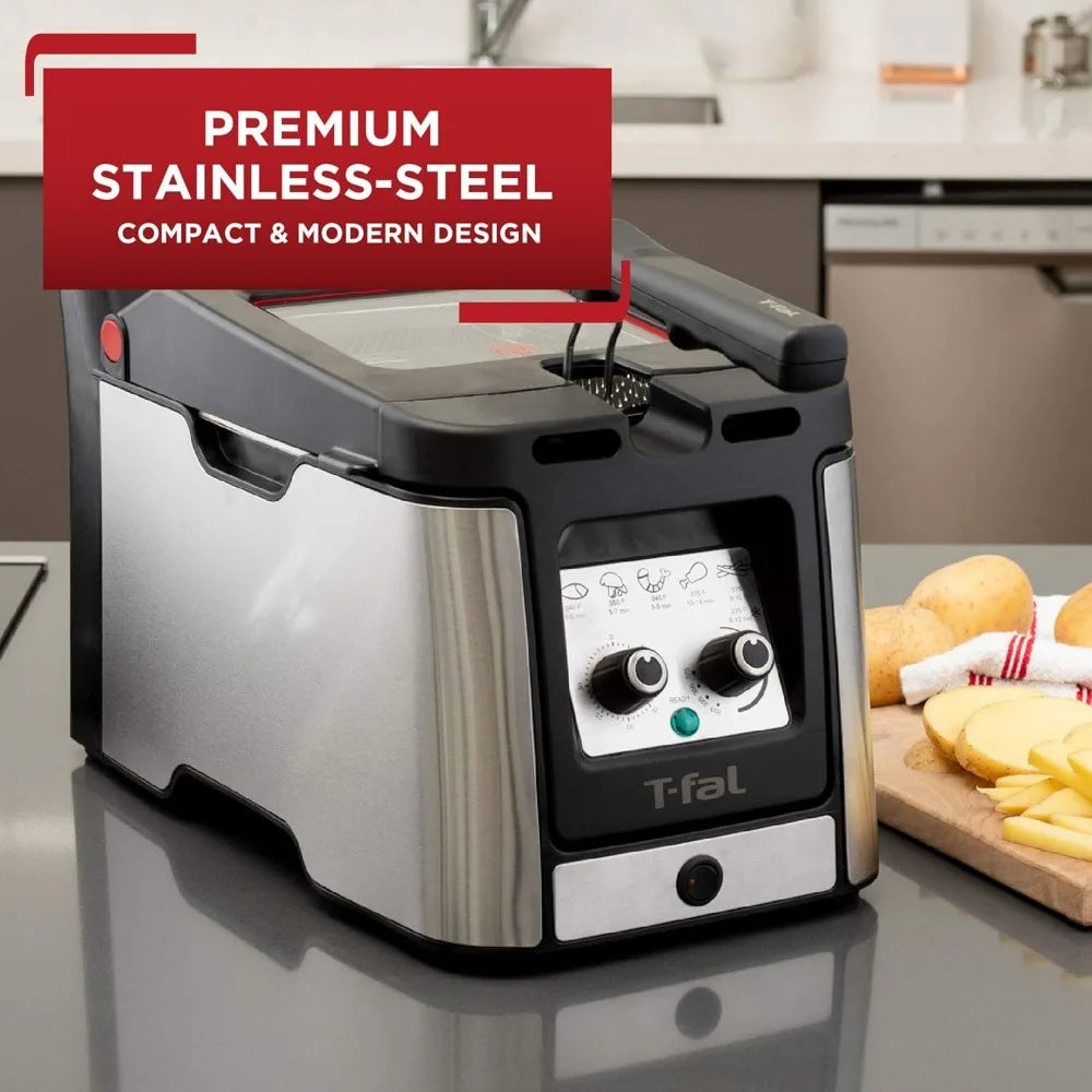 Electrics Stainless Steel 3.5 Liter Oil Capacity