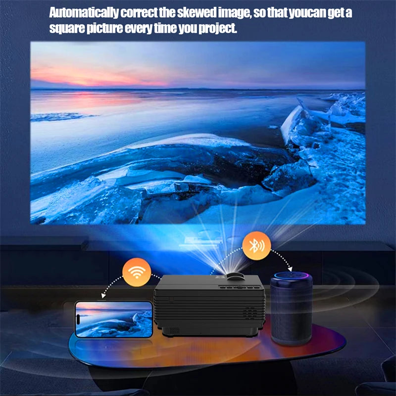 Home Theater Outdoor Movie LED Projector