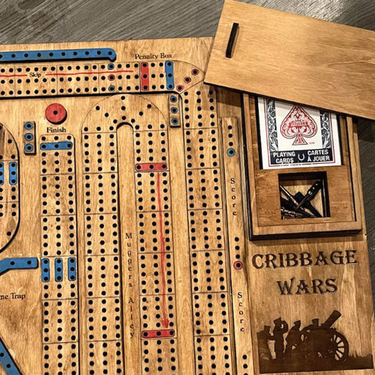 1/2 Sets Cribbage Wars Board Game