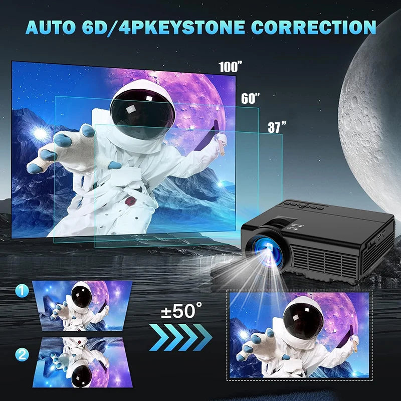 Home Theater Outdoor Movie LED Projector