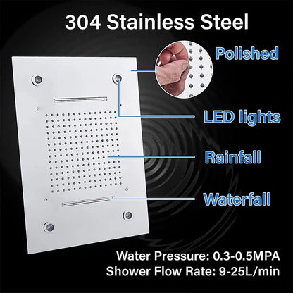 Shower Head with LED Lights