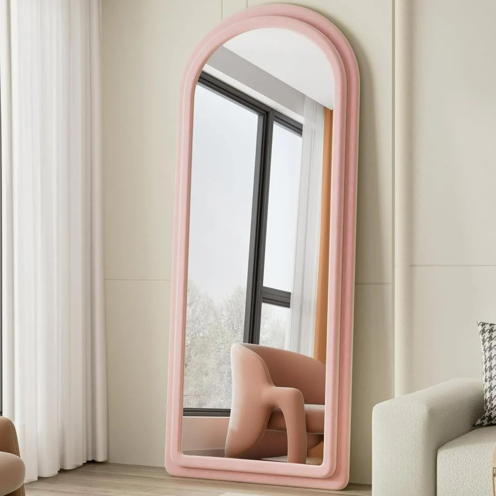 Arched Full Length Mirror with Stand