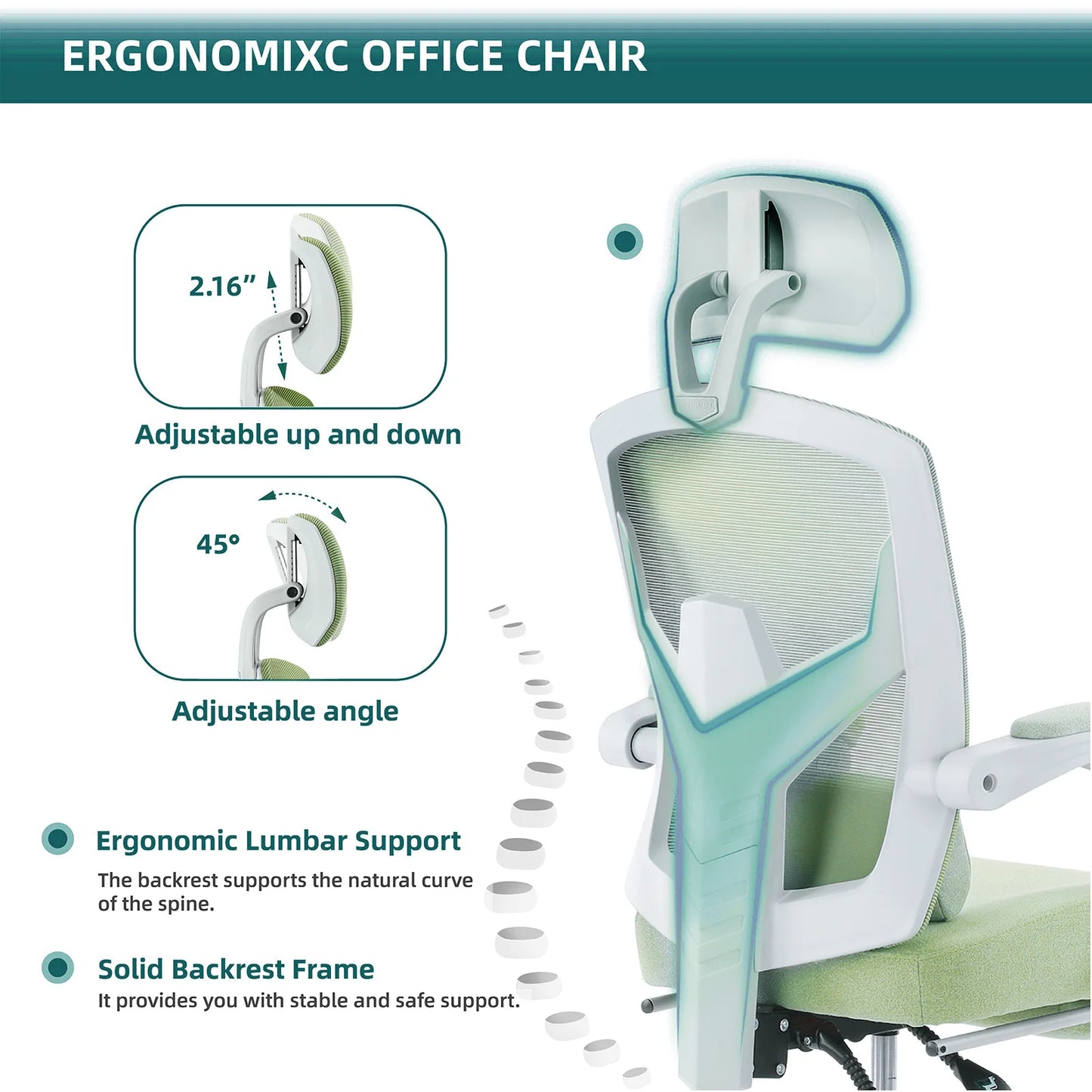 Ergonomic Reclining High Back Mesh Office Chair