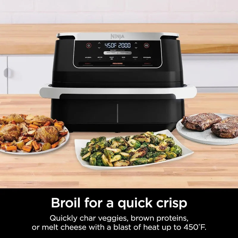 6-in-1 DualZone FlexBasket Air Fryer