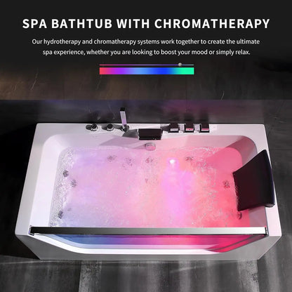 Whirlpool Hydromassage with Chromatherapy