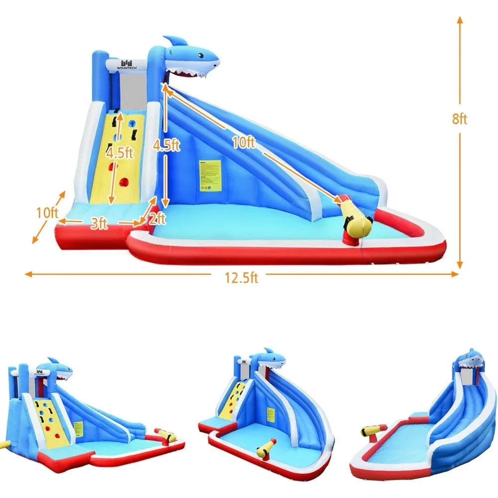 Shark Themed Waterslide Park