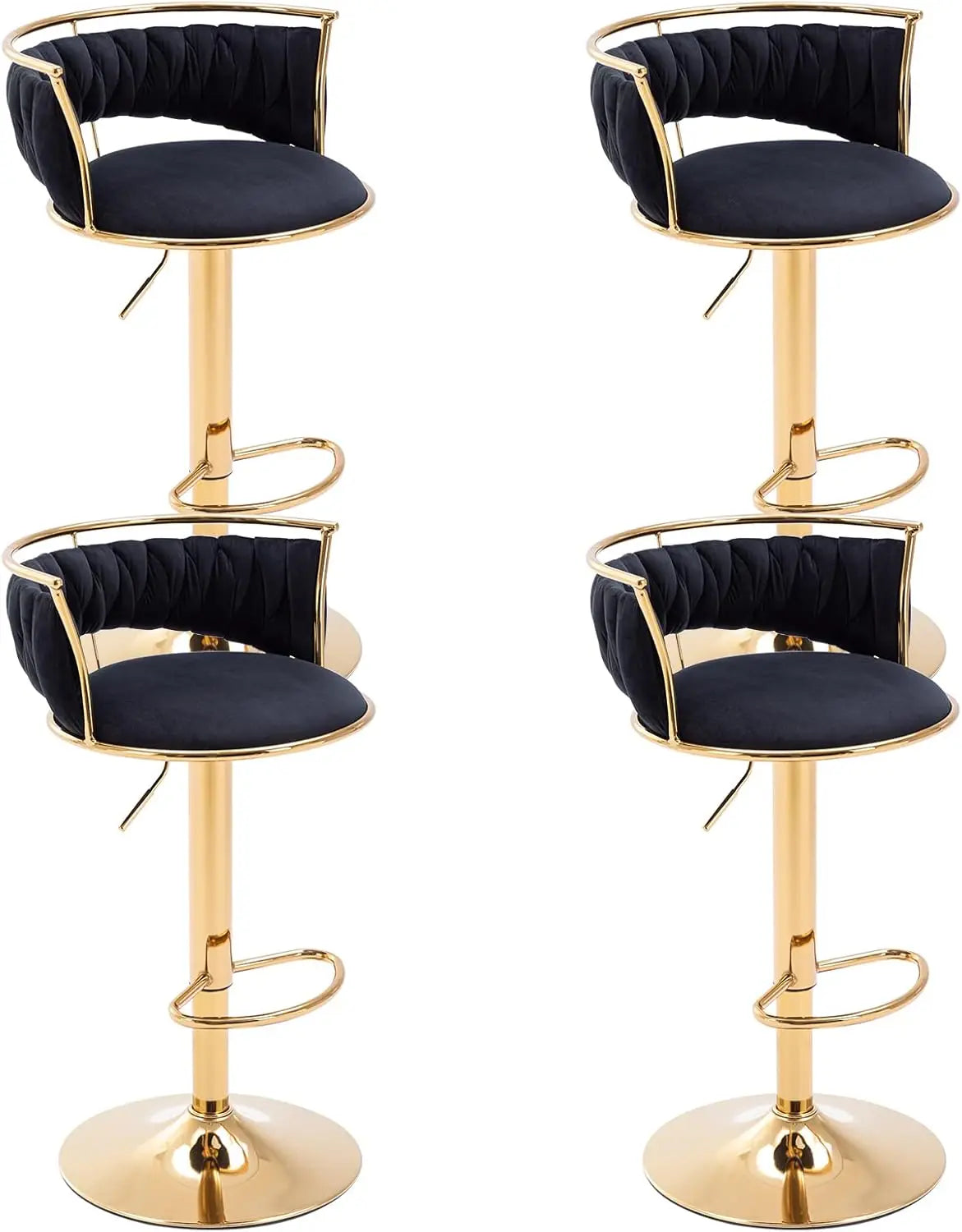 Velvet Adjustable Height Barstools