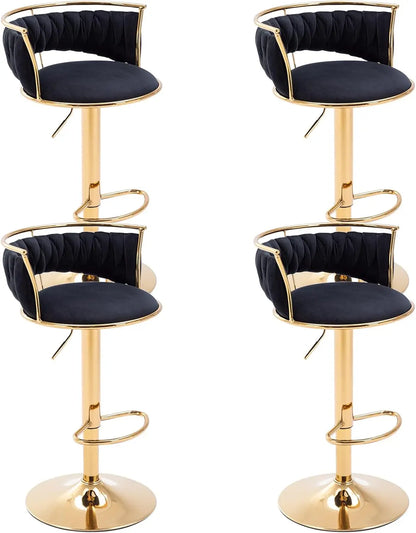 Velvet Adjustable Height Barstools