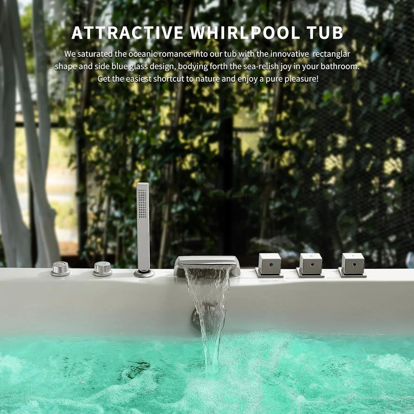 Whirlpool Hydromassage with Chromatherapy