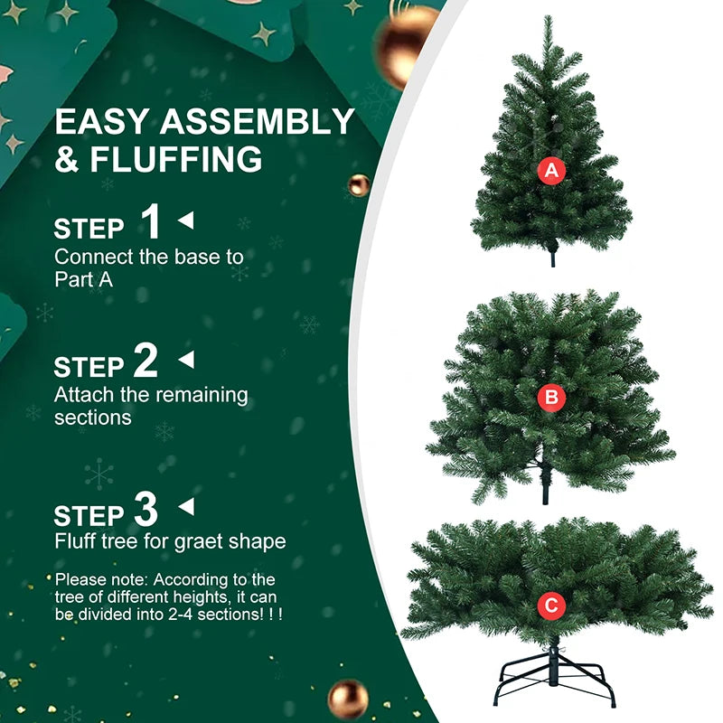 Advanced Christmas Tree 6FT Steel Wire Memory Tree