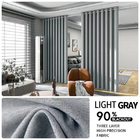 2PCS Room Divider BlackOut Curtain for Living Room