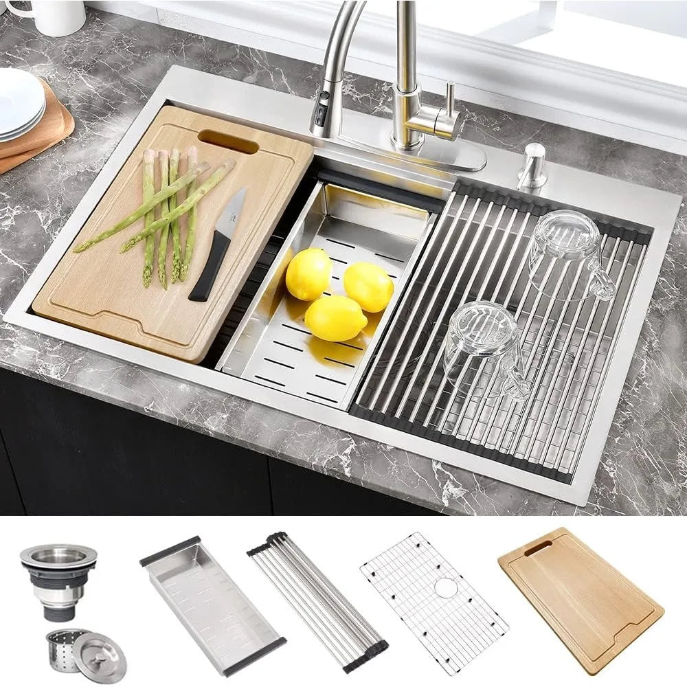 Stainless Steel Drop In Kitchen Sink