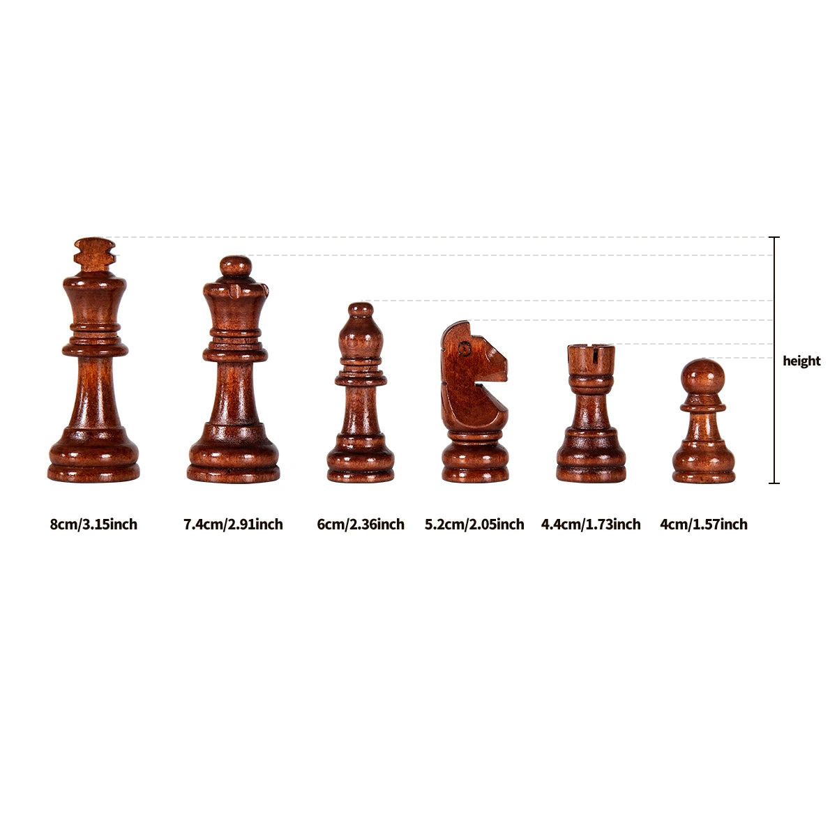 Chess Solid Wood Pieces