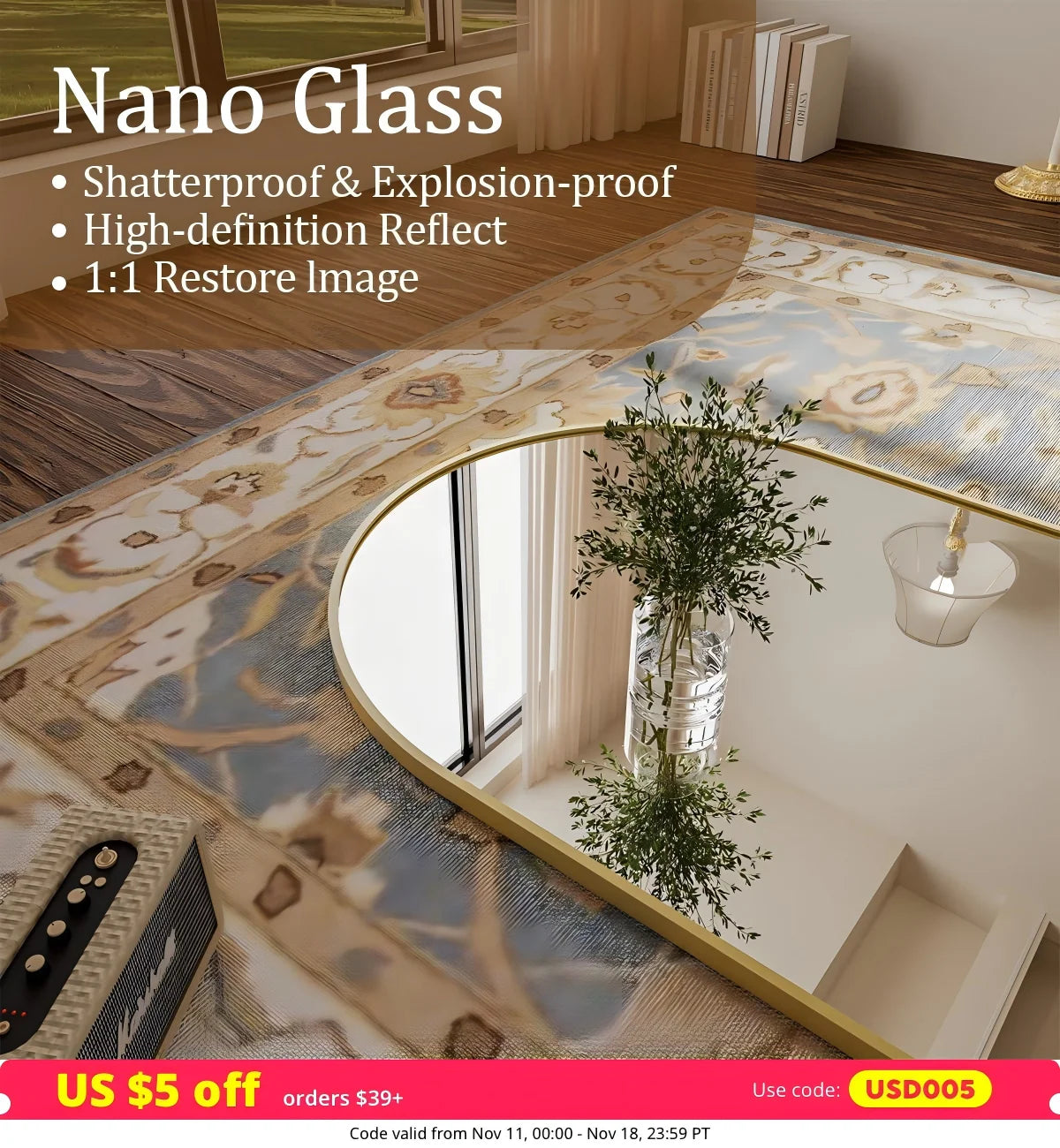 71"x26" Full Body Floor Mirror