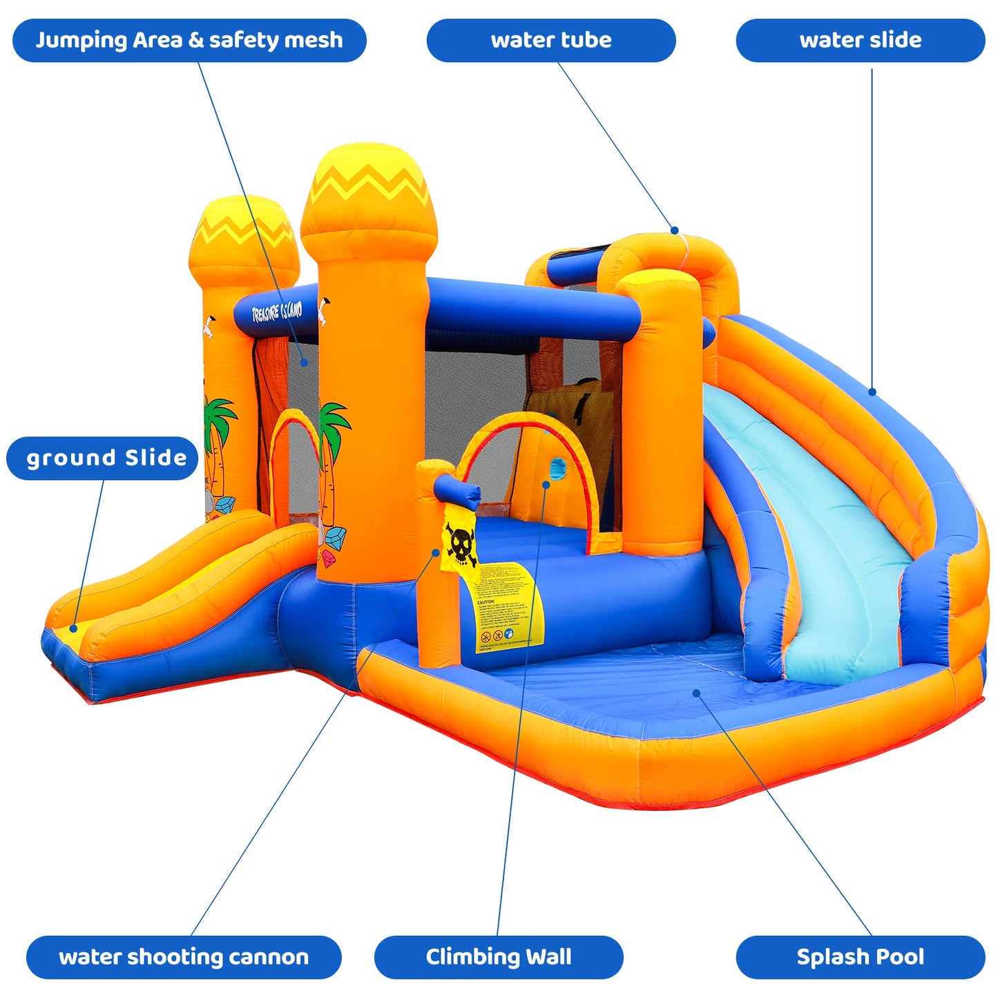 Kid Bouncer & Water Slide 2 in 1