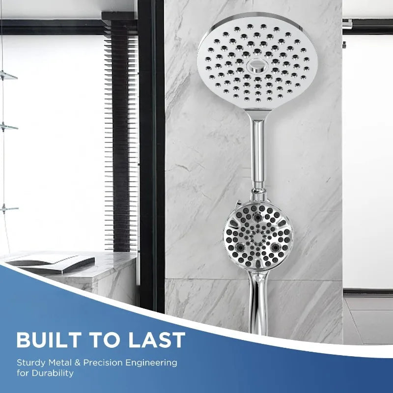 2-in-1 Rain Shower Heads System