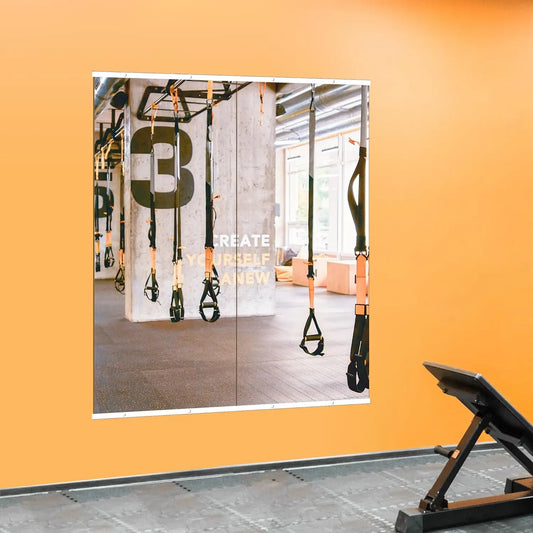 Glass Frameless Body Large Mirror for Home Gym