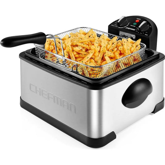 4.5 Liter Electric Deep Fryer W/Basket Strainer