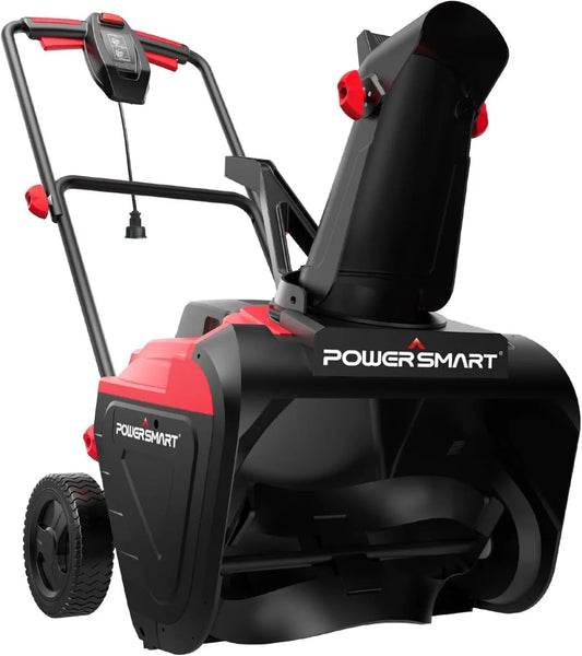 21" Corded Snow Blower with LED Light