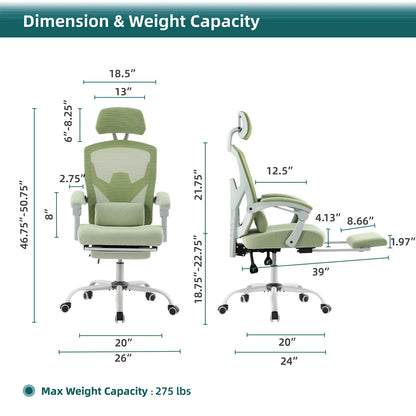 Ergonomic Reclining High Back Mesh Office Chair