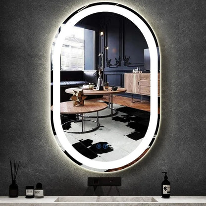 Bathroom Oval LED Vanity  with Lights