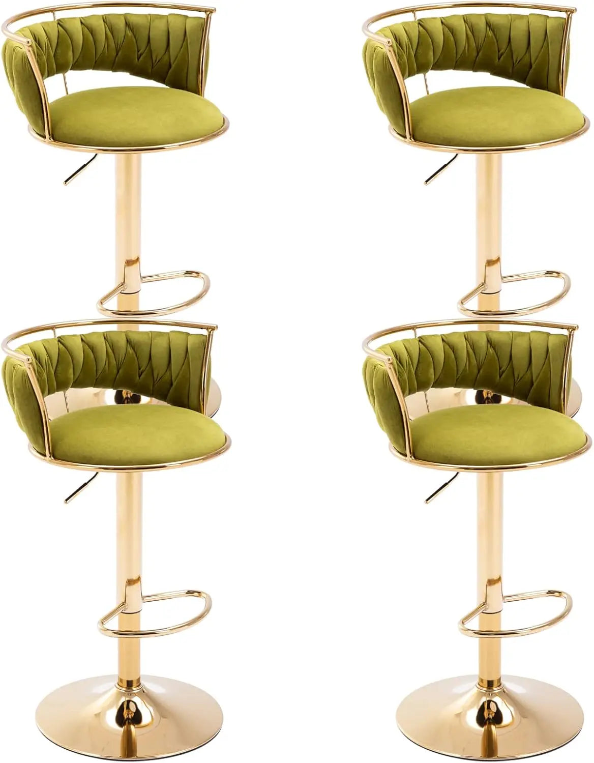 Velvet Adjustable Height Barstools