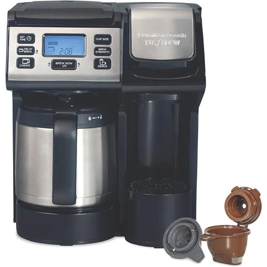 Electric Coffee Grinder Single Serve & Full 12c Thermal Pot Drip