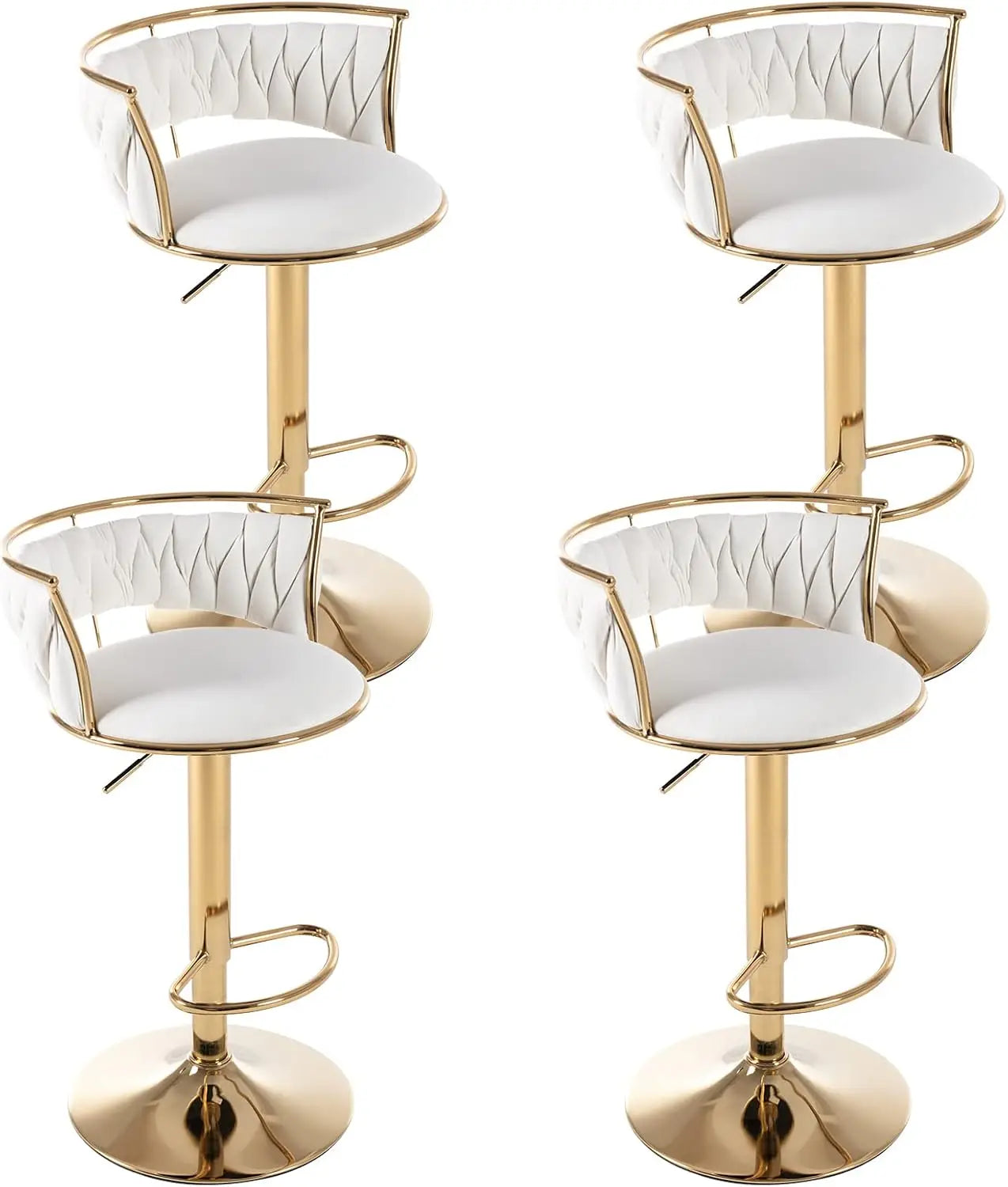 Velvet Adjustable Height Barstools