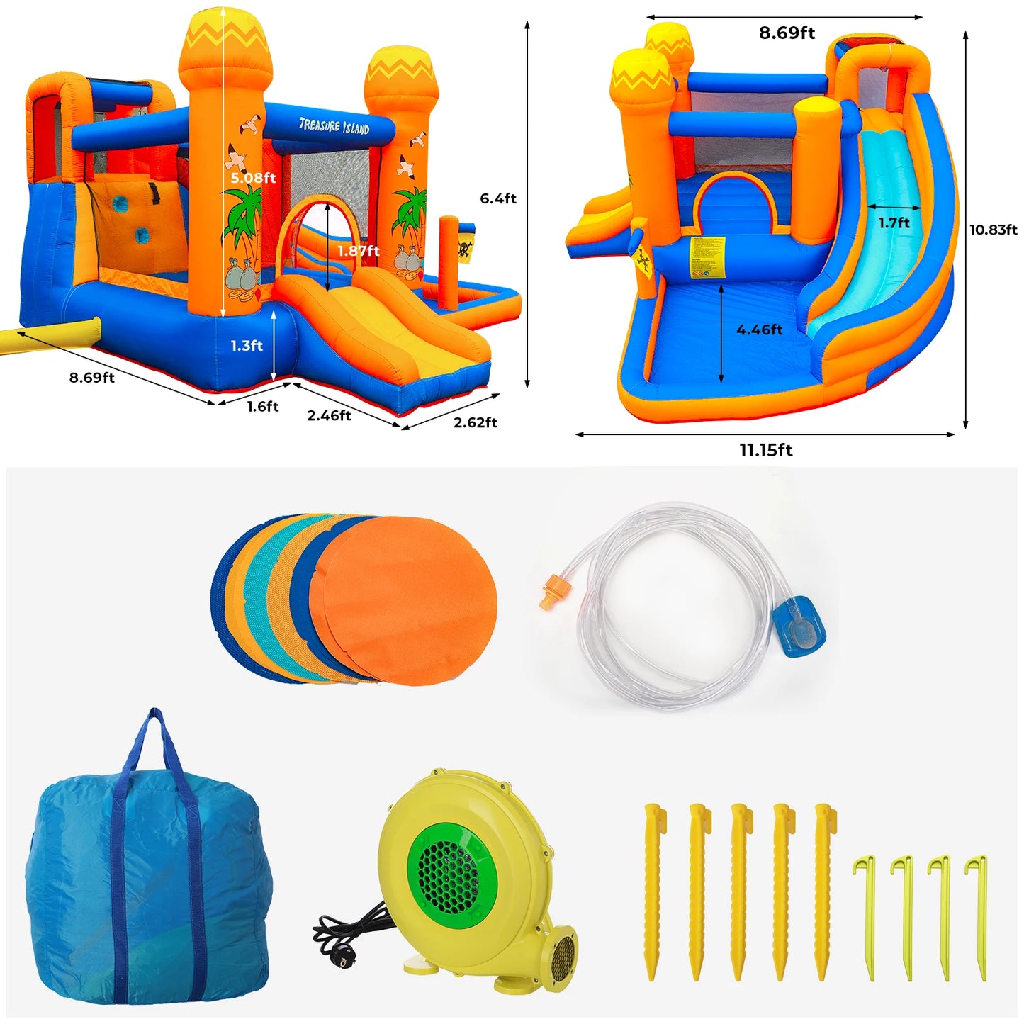 Kid Bouncer & Water Slide 2 in 1