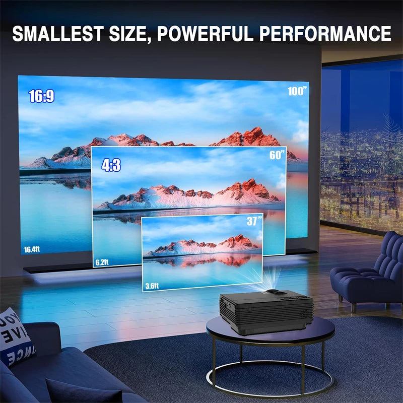 Home Theater Outdoor Movie LED Projector