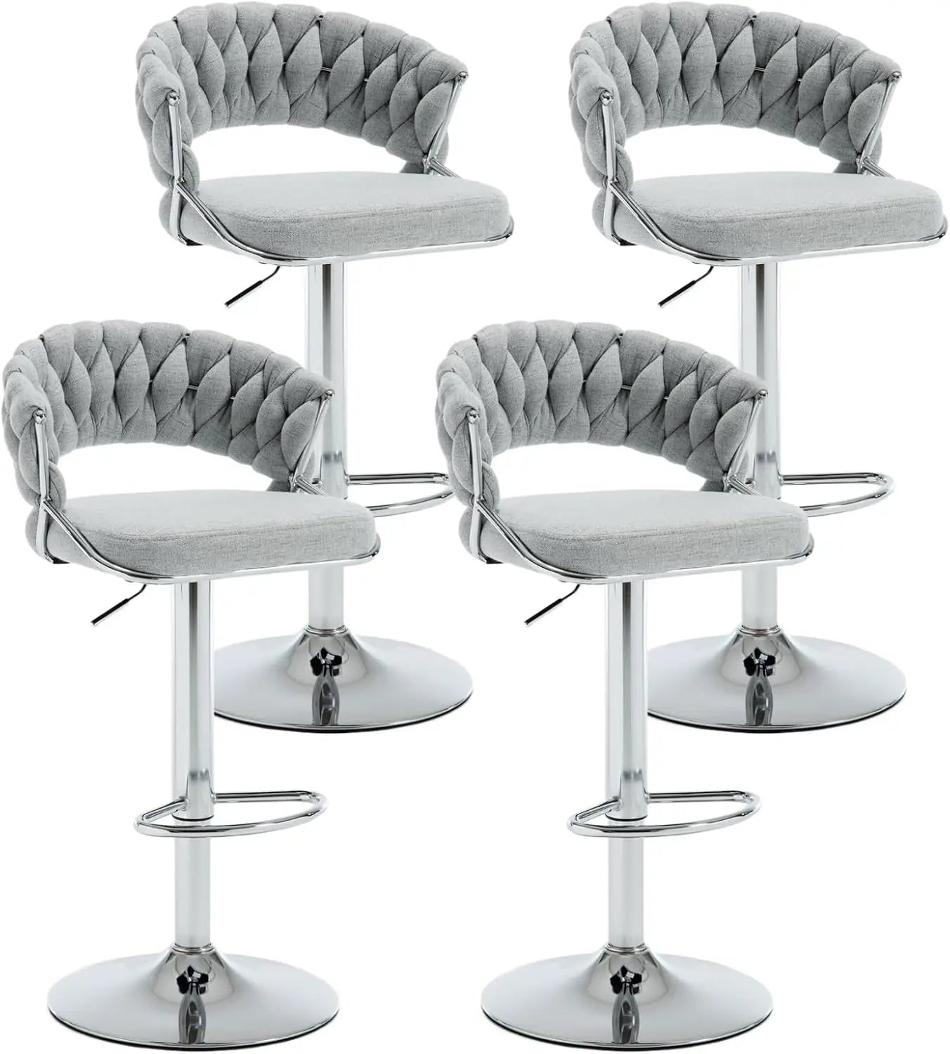 Velvet Adjustable Height Barstools