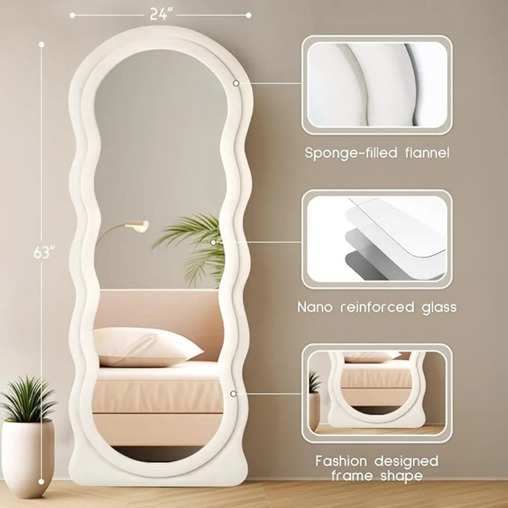 Arched Top Large Mirror Full Body With Lights