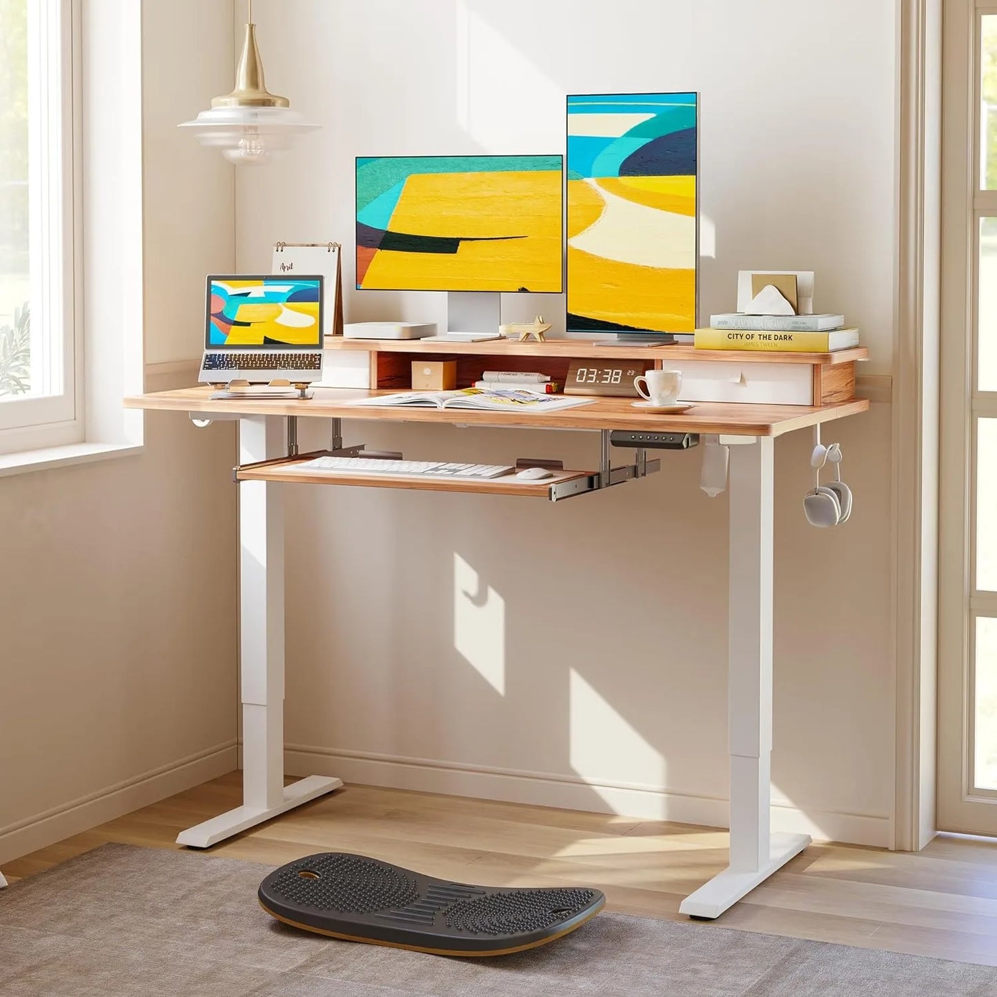 55'' Height Adjustable Standing Desk