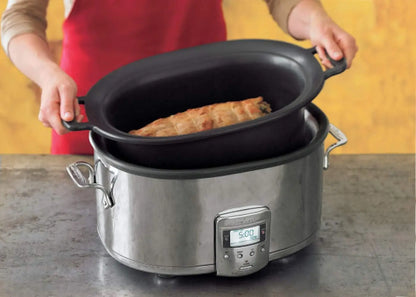 Stainless Steel Electric Slow Cooker 7 Quart