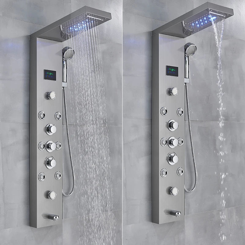 LED Rainfall Shower Panel System