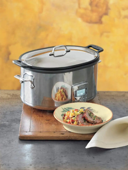 Stainless Steel Electric Slow Cooker 7 Quart